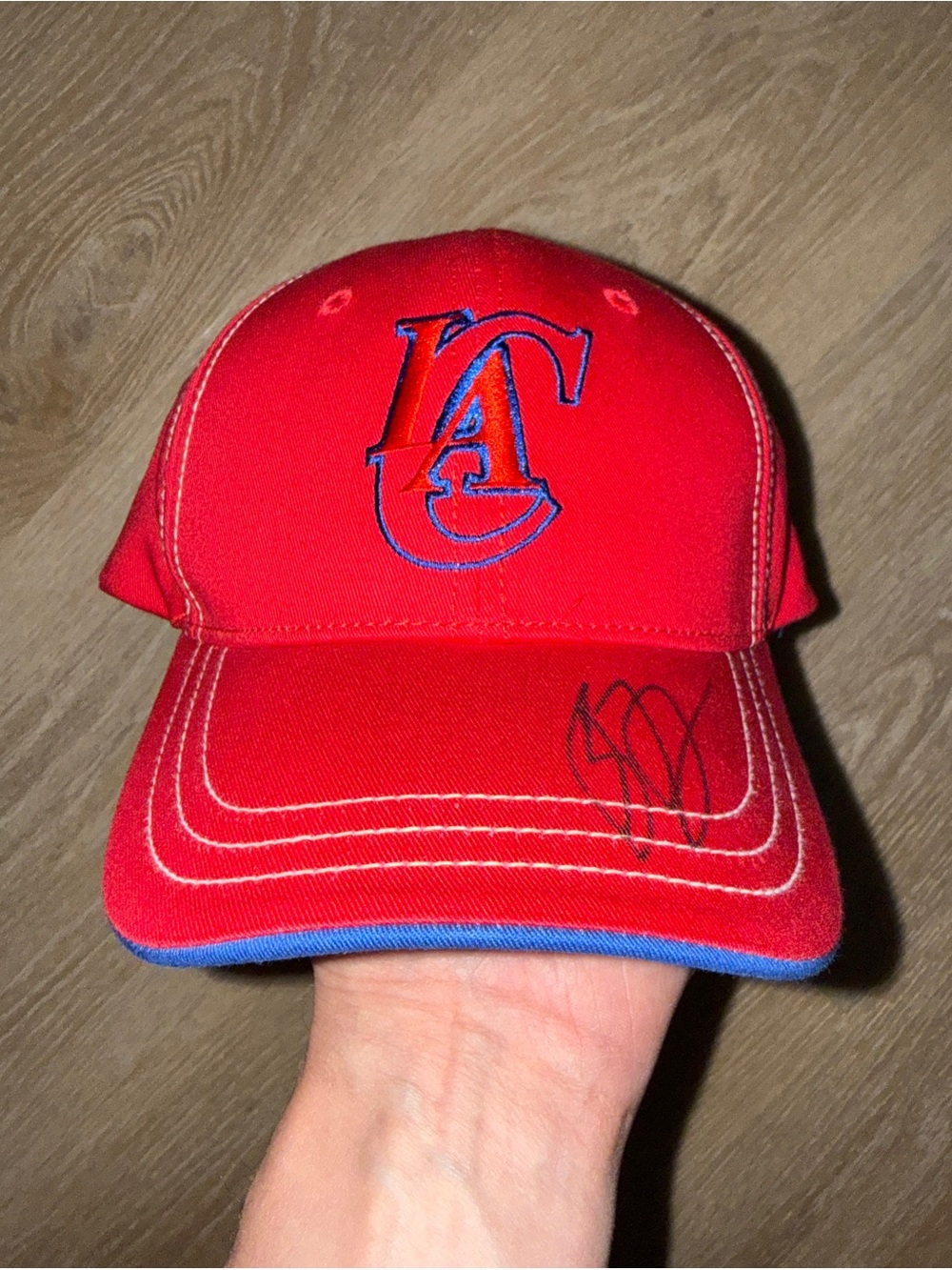 Vintage Los Angeles Clippers Baron Davis Signed Strapback Hat